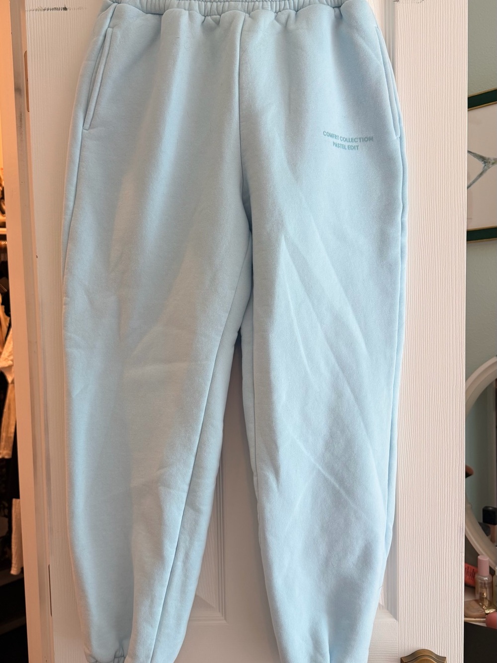 COMFRT Pastel Edit Collection Baby Blue Jogger Pants